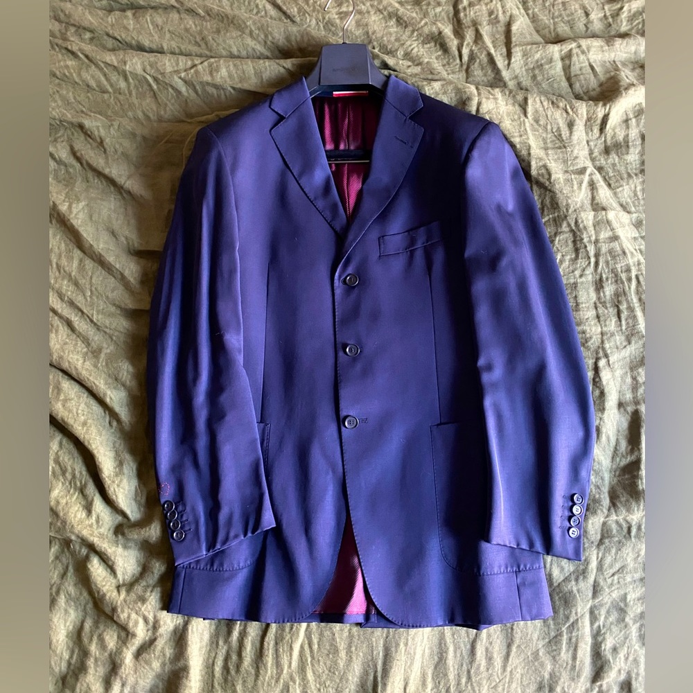 Moschino Vintage Navy Blue Blazer